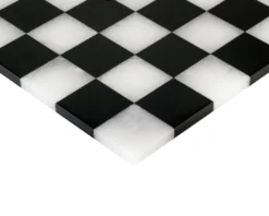 Black And White Edge To Edge Alabaster Chess Set 14 Inches 11 Black And White Edge To Edge Alabaster Chess Set 14 Inches -Board Games - Chess And Cards Shop 14150NBLKWHT 05