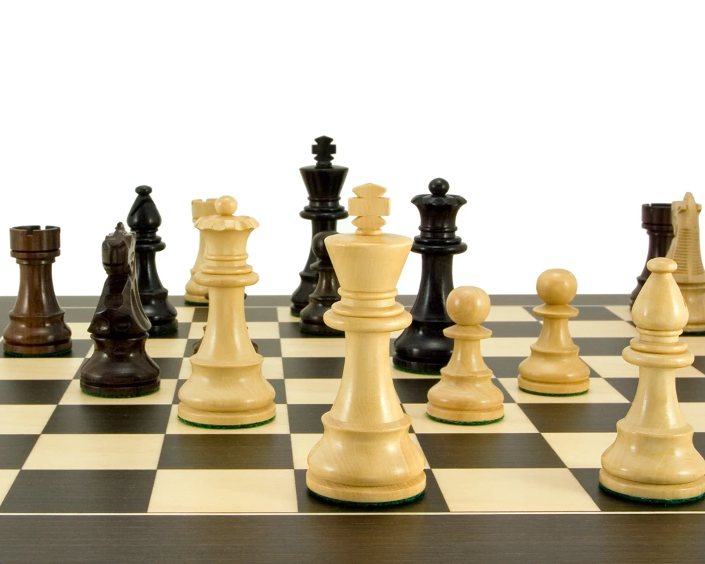 French Knight Rosewood Chess Set 7 French Knight Rosewood Chess Set - Image 7