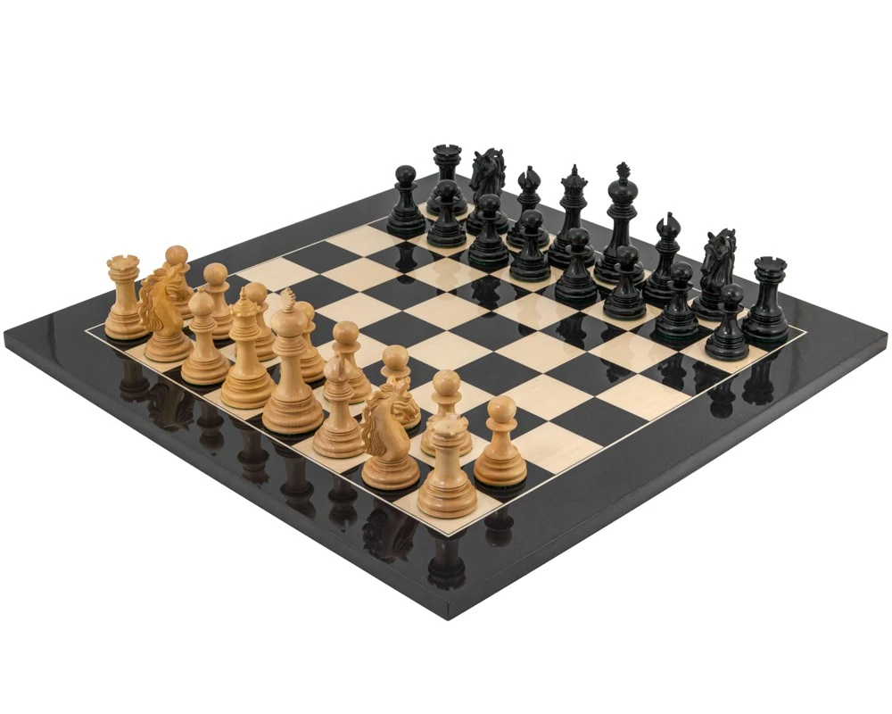 Constantine Series Ebony Chess Set 1 Constantine Series Ebony Chess Set