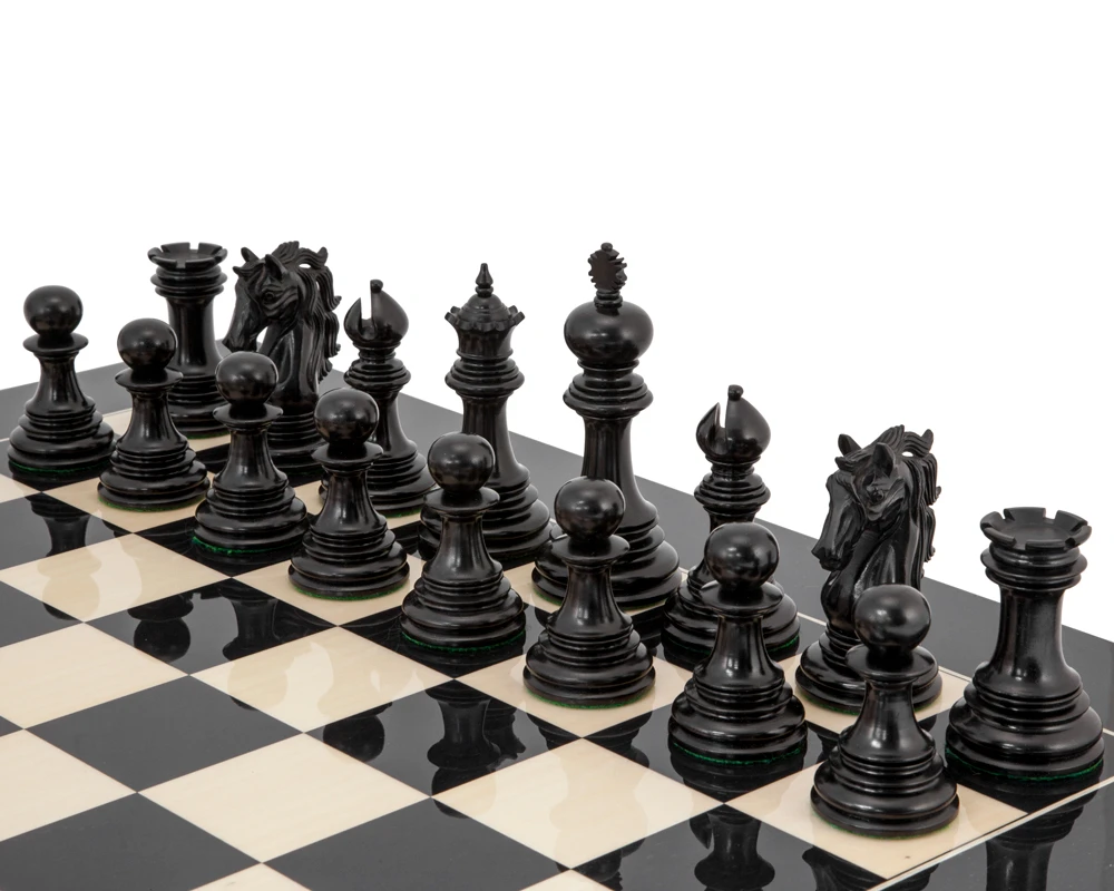Constantine Series Ebony Chess Set 2 Constantine Series Ebony Chess Set - Image 2