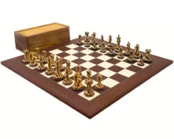 The Hancock Striped Staunton Chess Set