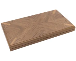 The Dal Negro Walnut Deluxe Backgammon Set -Board Games - Chess And Cards Shop 82 Nb 03