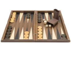 The Dal Negro Walnut Deluxe Backgammon Set -Board Games - Chess And Cards Shop 82 Nb 05