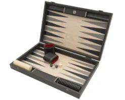 The Manopoulos Grey Oak And Platinum Luxury Backgammon Set With Vinyl Deluxe Cups 11 The Manopoulos Grey Oak And Platinum Luxury Backgammon Set With Vinyl Deluxe Cups -Board Games - Chess And Cards Shop B3D1 04