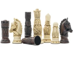 Berkeley Chess Victorian Russet Chess Men -Board Games - Chess And Cards Shop BC2003 03