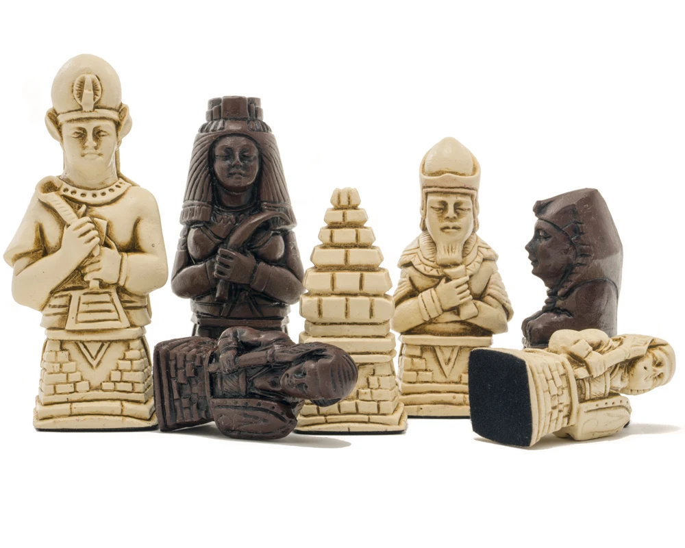 Berkeley Chess Egyptian Russet Chess Men 2 Berkeley Chess Egyptian Russet Chess Men - Image 2