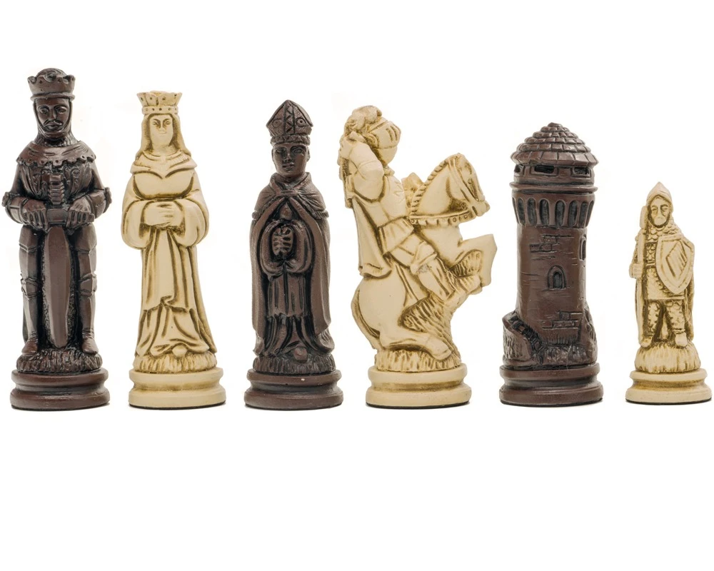 Berkeley Chess Camelot Russet Chess Men 1 Berkeley Chess Camelot Russet Chess Men