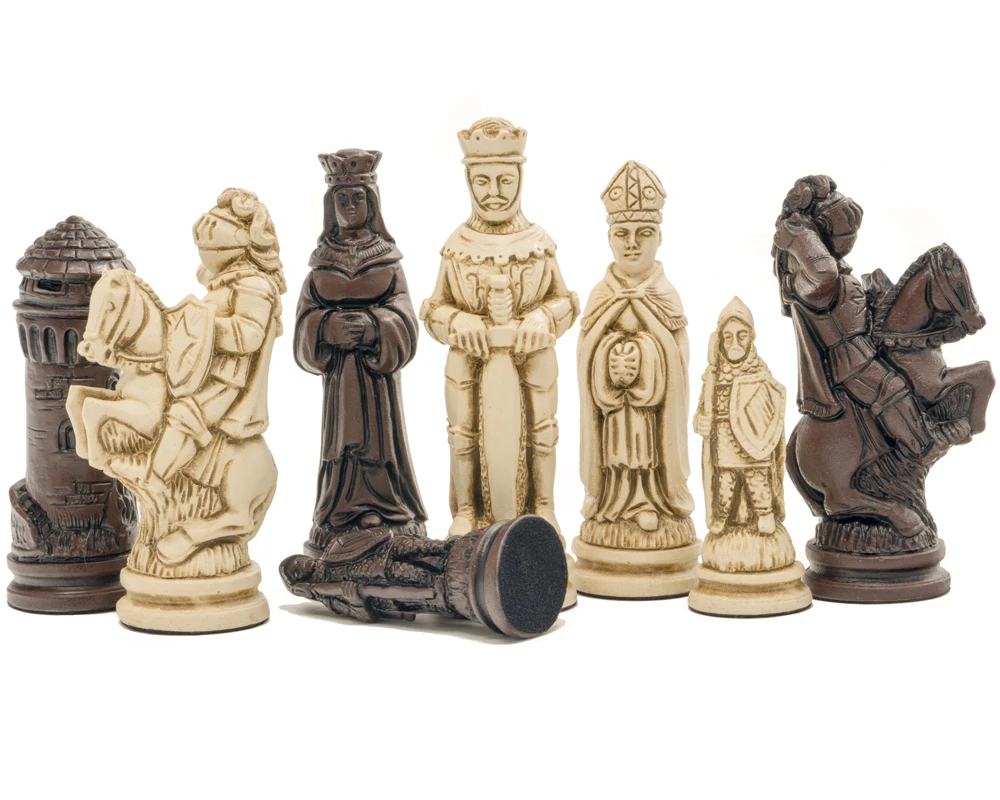 Berkeley Chess Camelot Russet Chess Men 2 Berkeley Chess Camelot Russet Chess Men - Image 2