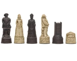 Berkeley Chess English Russet Chess Men