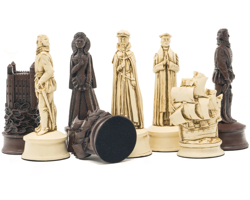 Berkeley Chess Elizabethan Russet Chess Men 2 Berkeley Chess Elizabethan Russet Chess Men - Image 2