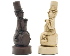 Berkeley Chess Movie Stars Russet Chess Men -Board Games - Chess And Cards Shop BC2011 02