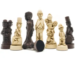 Berkeley Chess Movie Stars Russet Chess Men -Board Games - Chess And Cards Shop BC2011 03