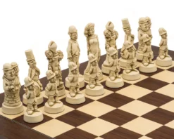 Berkeley Chess Movie Stars Russet Chess Men -Board Games - Chess And Cards Shop BC2011 04