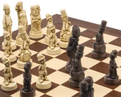 Berkeley Chess Movie Stars Russet Chess Men -Board Games - Chess And Cards Shop BC2011 06