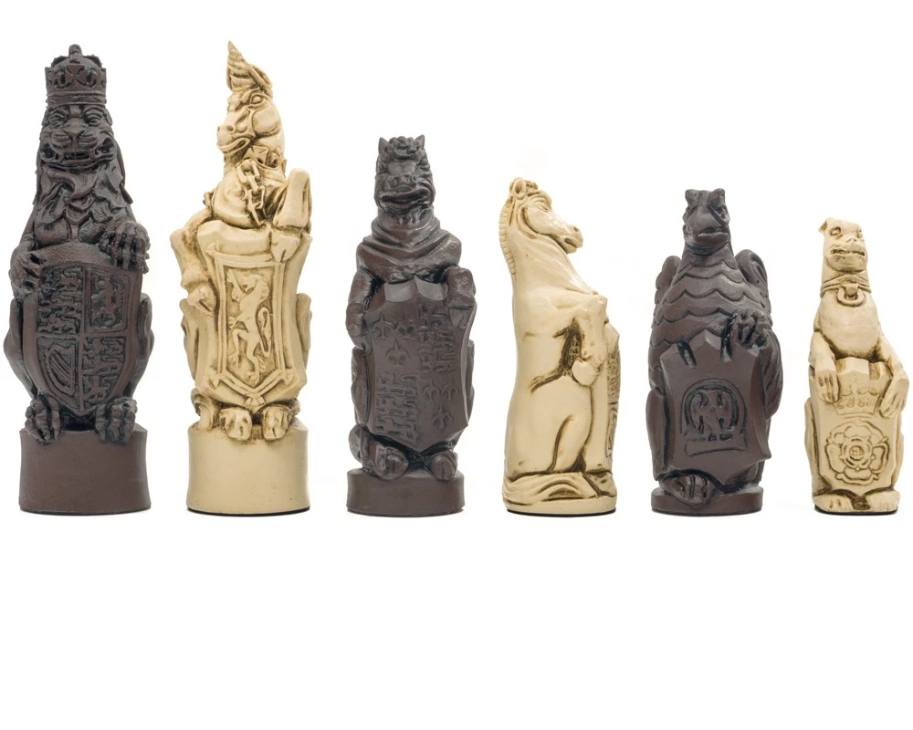 Berkeley Chess Royal Beast Russet Chess Men 1 Berkeley Chess Royal Beast Russet Chess Men