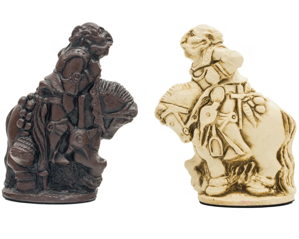 Berkeley Chess Alice In Wonderland Russet Chess Men 3 Berkeley Chess Alice In Wonderland Russet Chess Men - Image 3