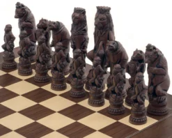 Berkeley Chess Reynard The Fox Russet Chess Men -Board Games - Chess And Cards Shop BC2015 4