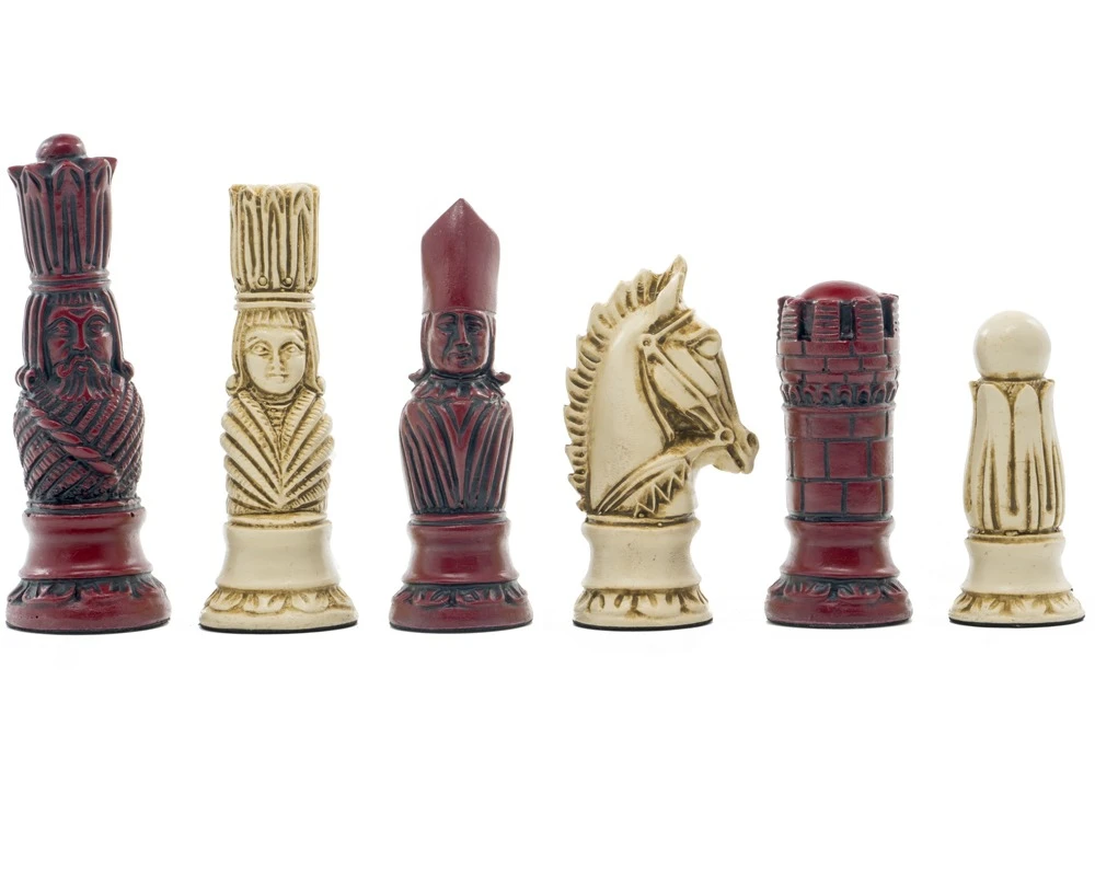 Berkeley Chess Victorian Cardinal Chess Men 1 Berkeley Chess Victorian Cardinal Chess Men