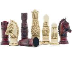 Berkeley Chess Victorian Cardinal Chess Men 10 Berkeley Chess Victorian Cardinal Chess Men -Board Games - Chess And Cards Shop BC3003 03