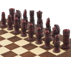 Berkeley Chess Victorian Cardinal Chess Men 12 Berkeley Chess Victorian Cardinal Chess Men -Board Games - Chess And Cards Shop BC3003 05