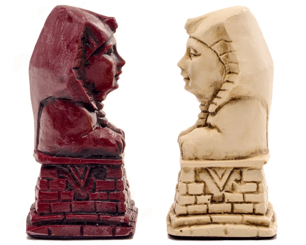 Berkeley Chess Egyptian Cardinal Chess Men 2 Berkeley Chess Egyptian Cardinal Chess Men - Image 2