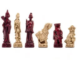 Berkeley Chess Mandarin Cardinal Chess Men