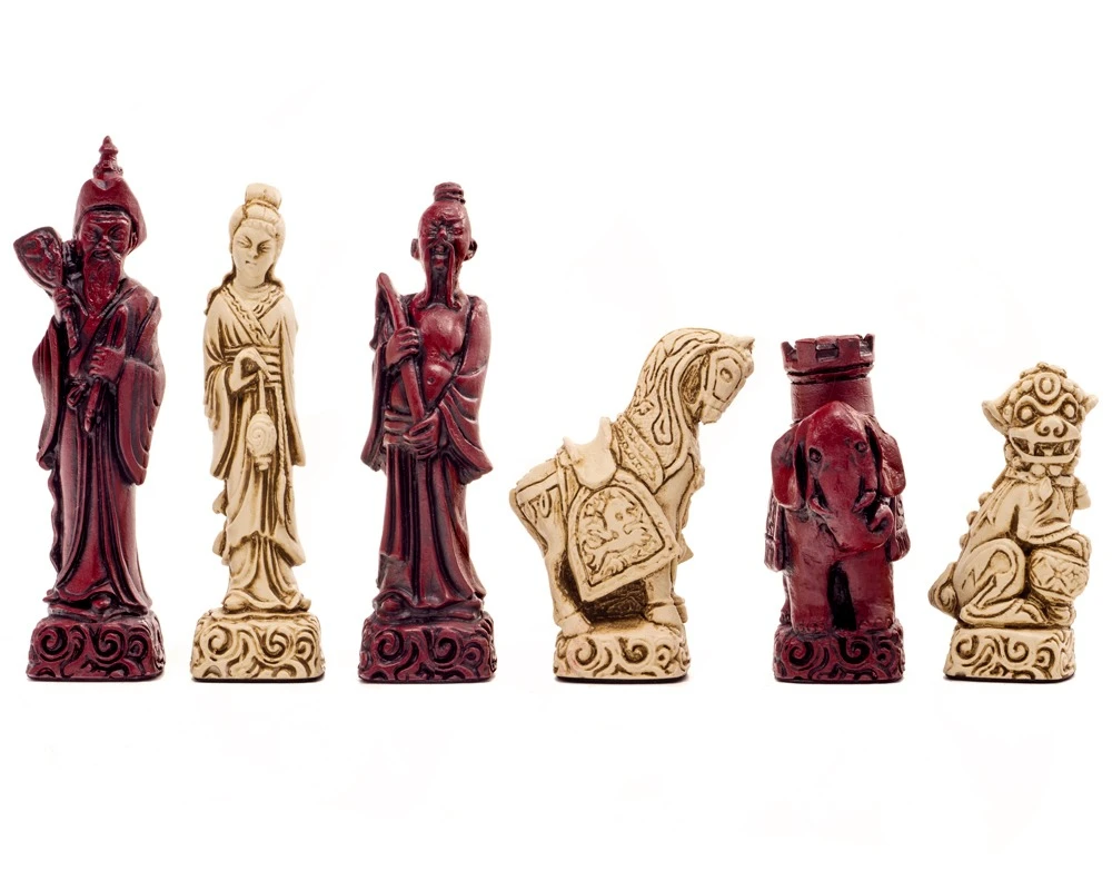 Berkeley Chess Mandarin Cardinal Chess Men 1 Berkeley Chess Mandarin Cardinal Chess Men