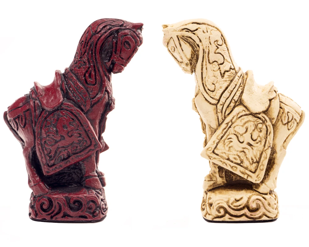 Berkeley Chess Mandarin Cardinal Chess Men 3 Berkeley Chess Mandarin Cardinal Chess Men - Image 3