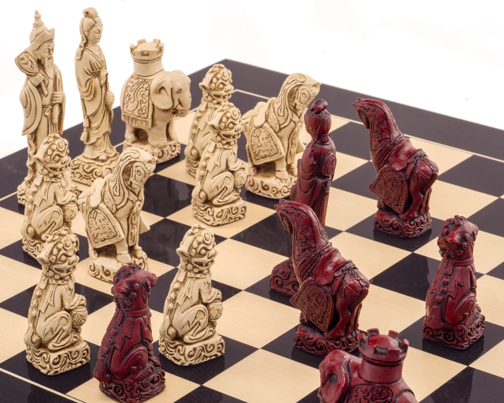 Berkeley Chess Mandarin Cardinal Chess Men 7 Berkeley Chess Mandarin Cardinal Chess Men - Image 7