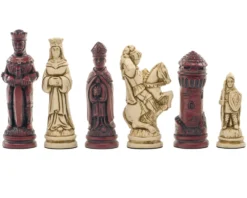 Berkeley Chess Camelot Cardinal Chess Men