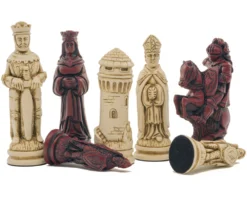Berkeley Chess Camelot Cardinal Chess Men 7 Berkeley Chess Camelot Cardinal Chess Men -Board Games - Chess And Cards Shop BC3006 03