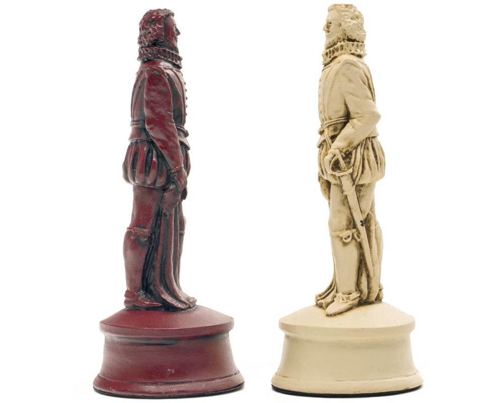 Berkeley Chess Elizabethan Cardinal Chess Men 3 Berkeley Chess Elizabethan Cardinal Chess Men - Image 3