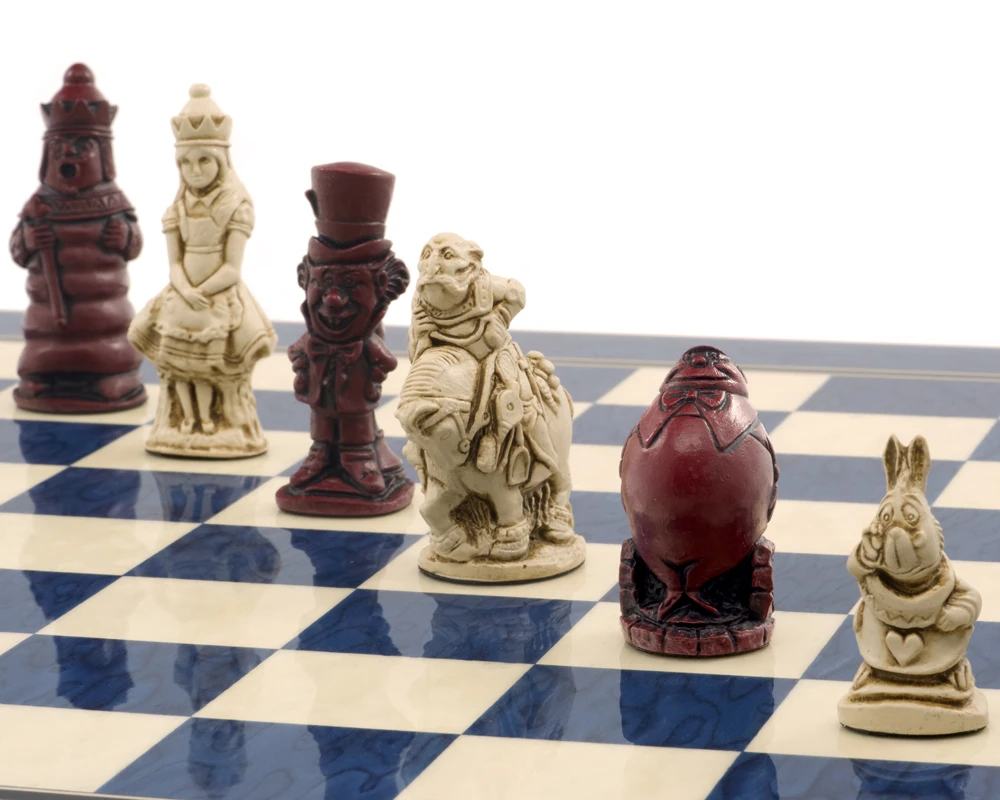 Berkeley Chess Alice In Wonderland Cardinal Chess Men 7 Berkeley Chess Alice In Wonderland Cardinal Chess Men - Image 7