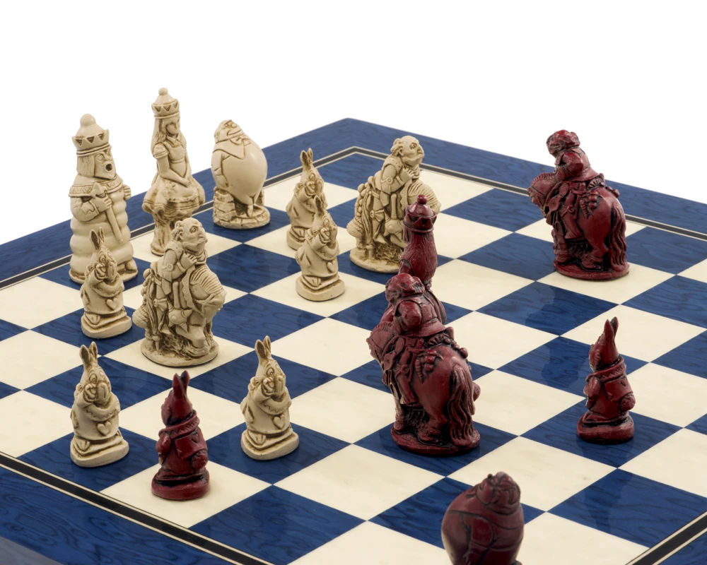 Berkeley Chess Alice In Wonderland Cardinal Chess Men 8 Berkeley Chess Alice In Wonderland Cardinal Chess Men - Image 8