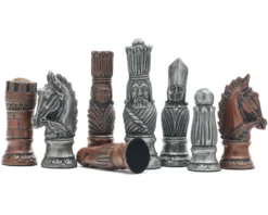 Berkeley Chess Victorian Metallic Chess Men -Board Games - Chess And Cards Shop BC4003 03