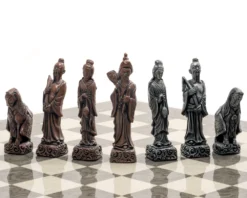 Berkeley Chess Mandarin Metallic Chess Men -Board Games - Chess And Cards Shop BC4005 5