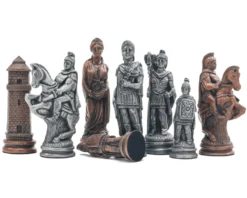 Berkeley Chess Roman Metallic Chess Men -Board Games - Chess And Cards Shop BC4007 03