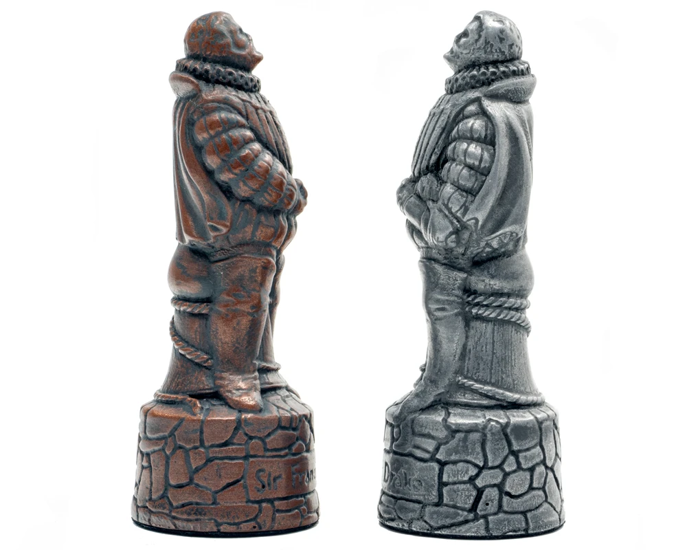 Berkeley Chess English Metallic Chess Men 3 Berkeley Chess English Metallic Chess Men - Image 3