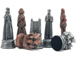 Berkeley Chess Elizabethan Metallic Chess Men -Board Games - Chess And Cards Shop BC4010 03