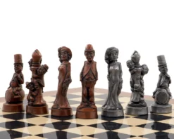 Berkeley Chess Movie Stars Metallic Chess Men -Board Games - Chess And Cards Shop BC4011 6