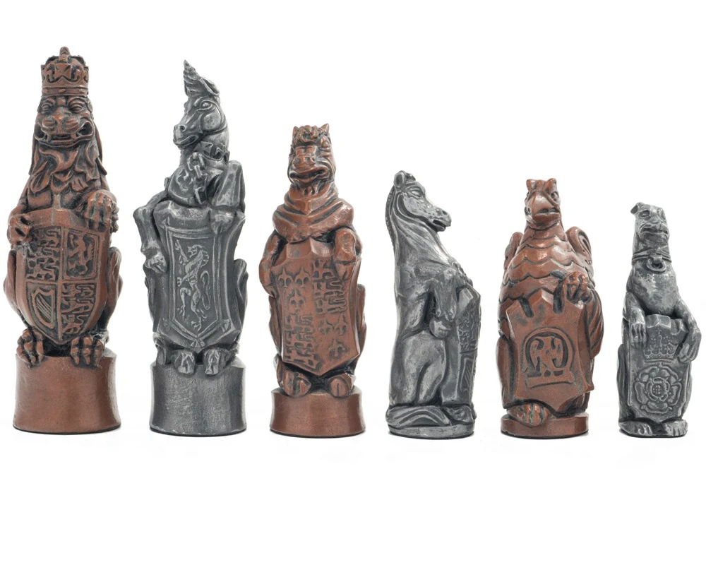 Berkeley Chess Royal Beast Metallic Chess Men 1 Berkeley Chess Royal Beast Metallic Chess Men