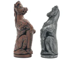 Berkeley Chess Royal Beast Metallic Chess Men 6 Berkeley Chess Royal Beast Metallic Chess Men -Board Games - Chess And Cards Shop BC4012 02