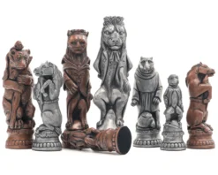 Berkeley Chess Reynard The Fox Metallic Chess Men -Board Games - Chess And Cards Shop BC4015 03