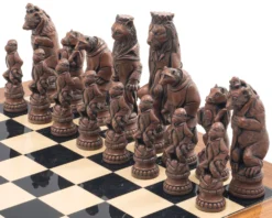 Berkeley Chess Reynard The Fox Metallic Chess Men -Board Games - Chess And Cards Shop BC4015 05