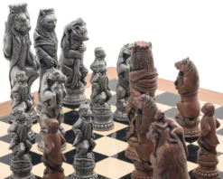 Berkeley Chess Reynard The Fox Metallic Chess Men -Board Games - Chess And Cards Shop BC4015 06
