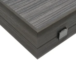 The Manopoulos Black Oak Argento Backgammon Set With Vinyl Deluxe Cups 9 The Manopoulos Black Oak Argento Backgammon Set With Vinyl Deluxe Cups -Board Games - Chess And Cards Shop BGB1 02