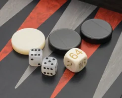 The Manopoulos Black Oak Argento Backgammon Set With Vinyl Deluxe Cups 13 The Manopoulos Black Oak Argento Backgammon Set With Vinyl Deluxe Cups -Board Games - Chess And Cards Shop BGB1 06