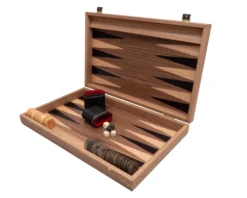 Tournament Walnut & Maple Backgammon Set Premium Edition 10 Tournament Walnut & Maple Backgammon Set Premium Edition -Board Games - Chess And Cards Shop BKC1 03