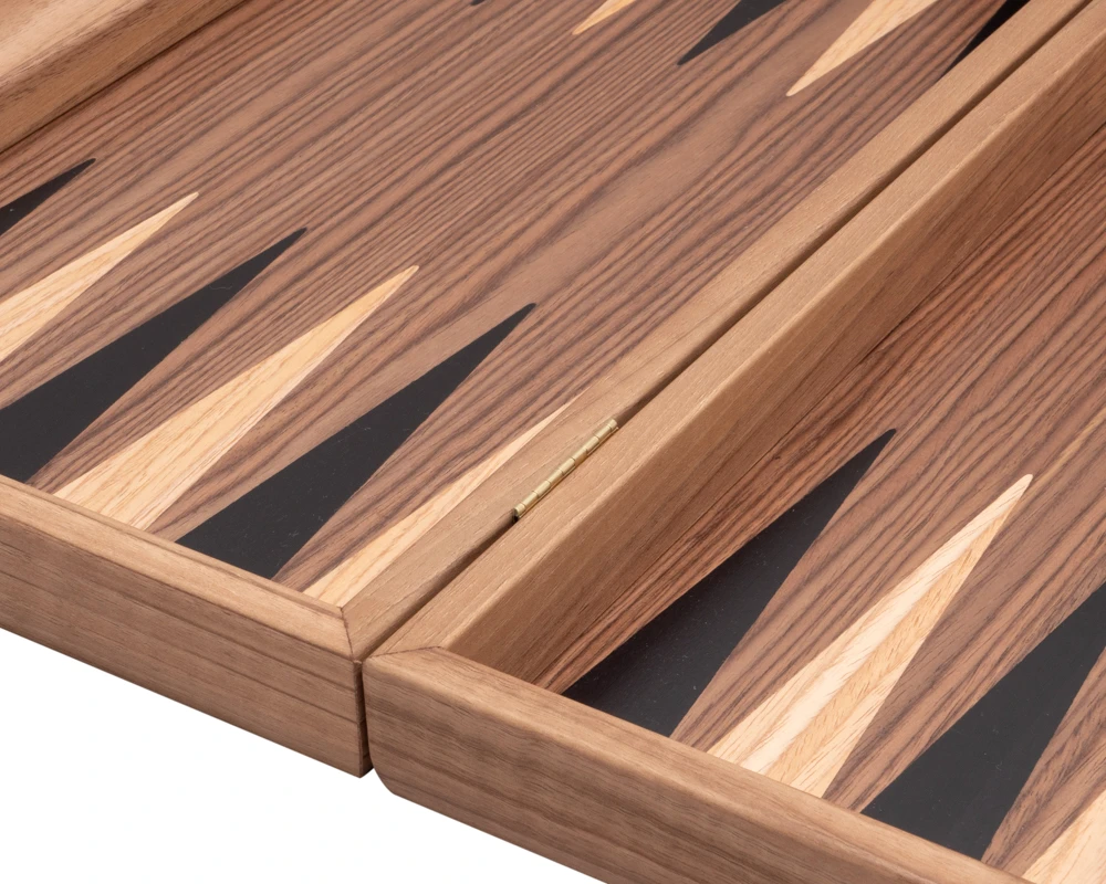 Tournament Walnut & Maple Backgammon Set Premium Edition 6 Tournament Walnut & Maple Backgammon Set Premium Edition - Image 6