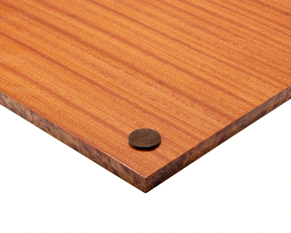 23.6 Inch Briarwood And Elmwood Luxury Chess Board 2 23.6 Inch Briarwood And Elmwood Luxury Chess Board - Image 2